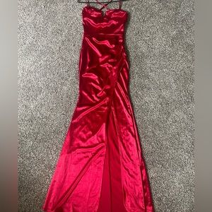 Windsor red long prom/formal dress XS